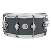 DW DDLG0614SSSG Caisse Claire Design Series Maple 14"x06" - Steel Gray Gloss Lacquer