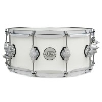 DW DDLG0614SSWH Caisse Claire Design Series Maple 14"x06" - White Gloss Lacquer