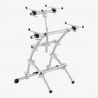 GIBRALTAR GKS-DBKT88 Rack Clavier Double Keytree - 2 Claviers, Chrome