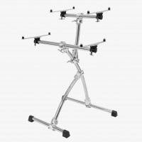 GIBRALTAR GKS-KT76 Rack Clavier Keytree - 2 Claviers, Chrome