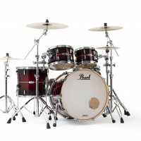 PEARL MASTERS MAPLE COMPLETE STAGE22 RED BURST STRIPE