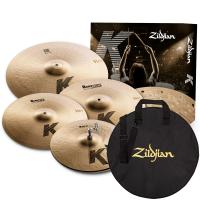 PACK ZILDJIAN K SERIE (H14/C16/C18/R20) + Housse Zildjian ZCB Offerte