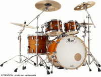 PEARL MASTERS MAPLE COMPLETE STAGE22 ALMOND RED STRIPE