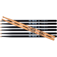 VIC FIRTH Pack Baguettes 5A American Classic Black + Terra - 4 Paires