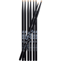 PACK VIC FIRTH 5B AMERICAN CLASSIC HICKORY BLACK (4 PAIRES)