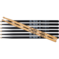 VIC FIRTH Pack Baguettes 5B American Classic Black + Terra - 4 Paires