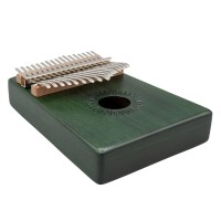 SELA SE 248 Kalimba 17 Lames - Green Mahogany
