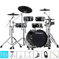 ROLAND VAD316 Batterie Électronique V-Drums Acoustic Design - Midnight Sparkle, Full Pack