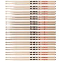 PACK 12 PAIRES - VIC FIRTH 7A AMERICAN CLASSIC
