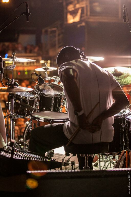 La star des stars! Sonny Emory batteur emblèmatique du groupe Earth Wind and Fire pendant plus d'une décénie.