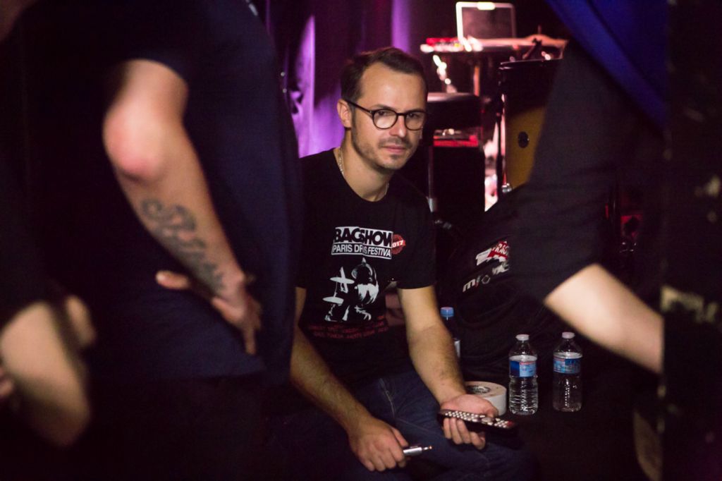 Thierry Lalite en pleine effervécence même si ça ne se voit pas!!