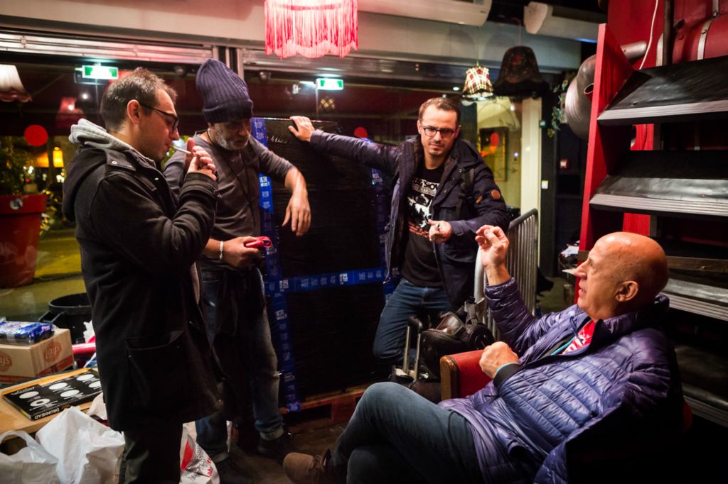 Détente après la fête!