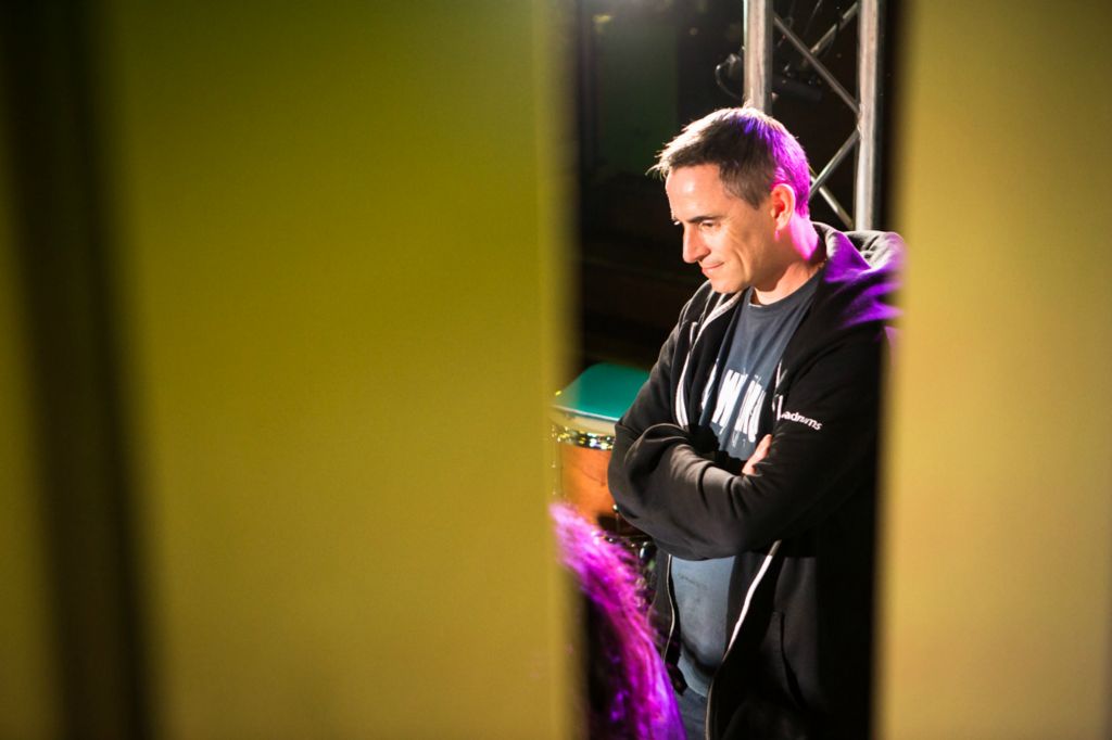 Stephane Kokot de chez Gewa en pleine méditation