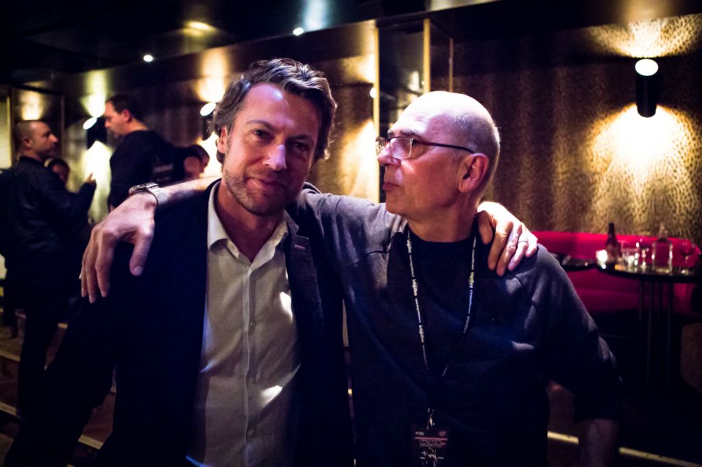 Yann Bourdon de chez Mogar (ancien distributeur Tama-IBANEZ) et Alain Gozzo son ancien chef produit devenu le Directeur Hoshino France!