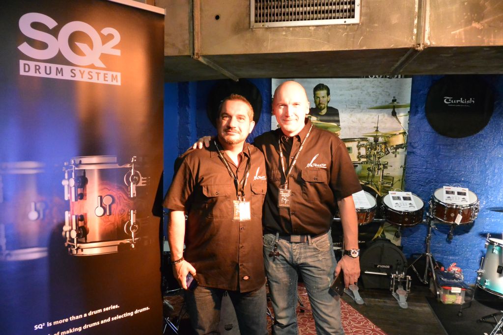 Team Sonor, Stéphane Vinet et Olivier Brigel PDG Hohner