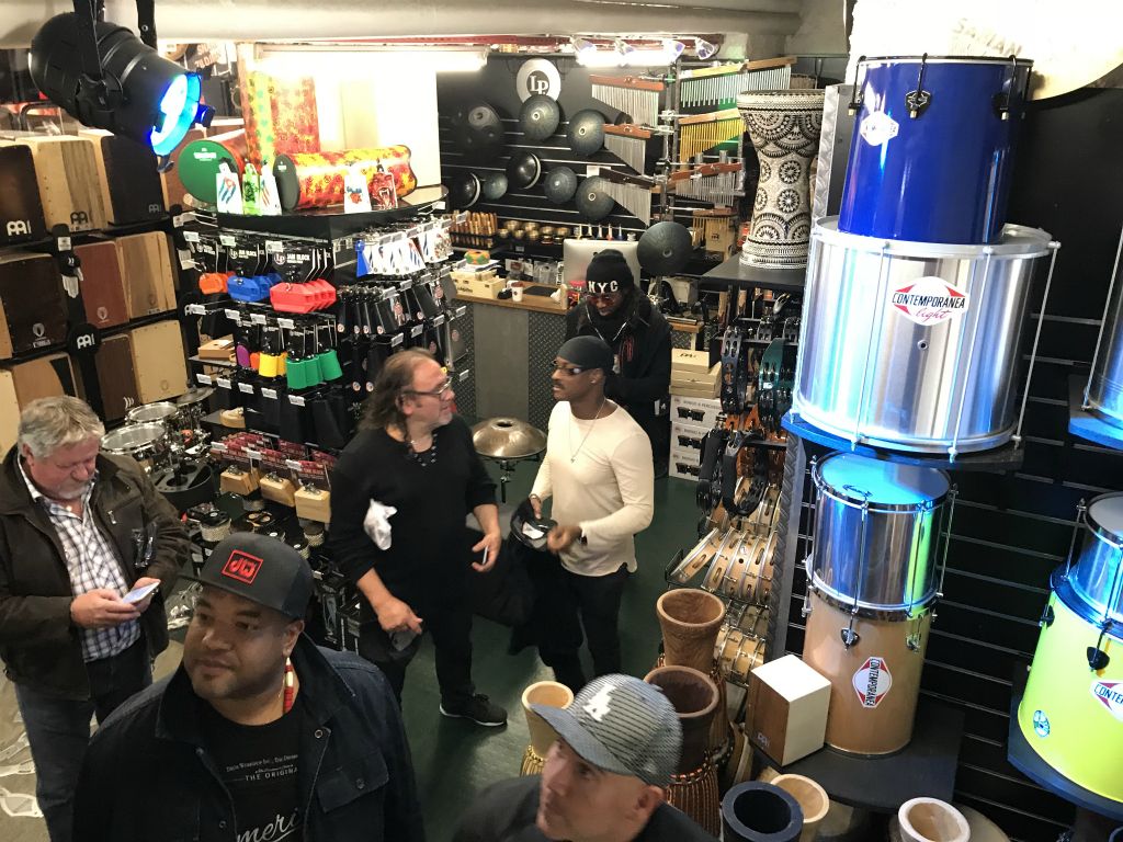 Que du beau monde au sous sol de la Baguetterie