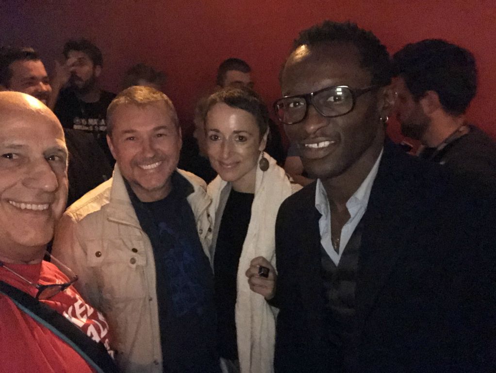 Florent Lagalice, son épouse et Roger Biwandu