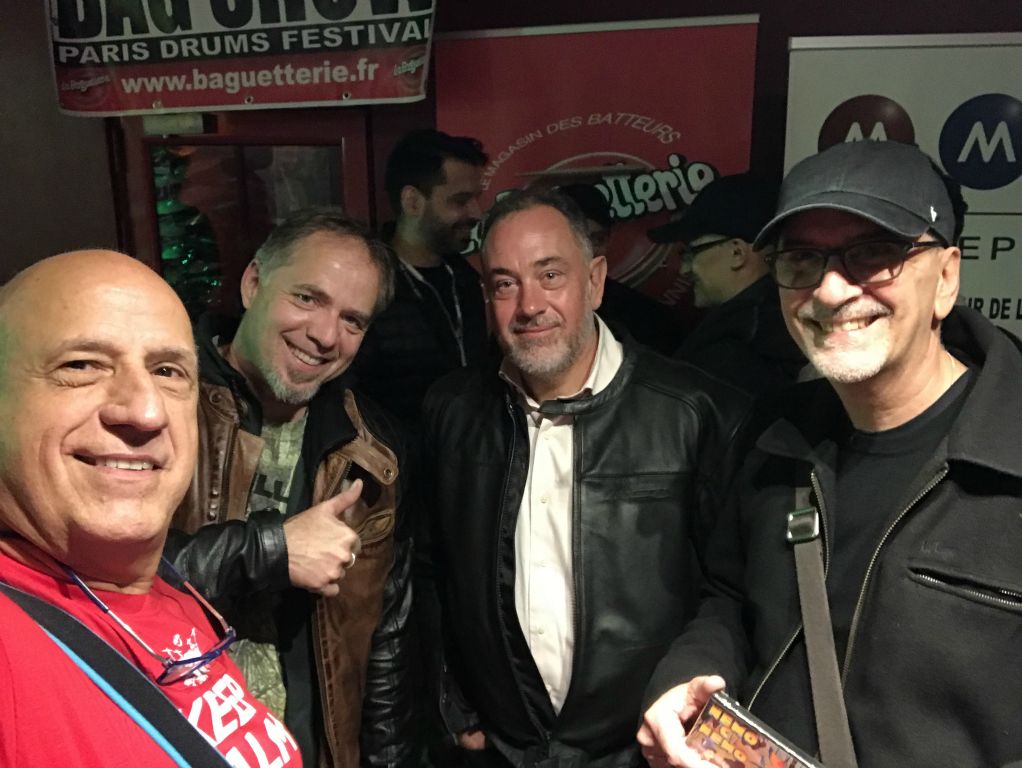 Gilles Noche et son binôme (garde  rapprochée moto du président!!) et Kirt Rust