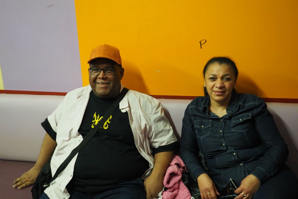 Monsieur et Madame Orlando Poléo en coulisses